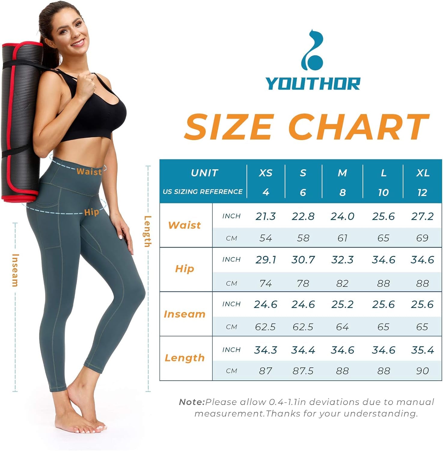 Ultimate Workout Leggings: High-Waisted Yoga Pants with Pockets for Women!!