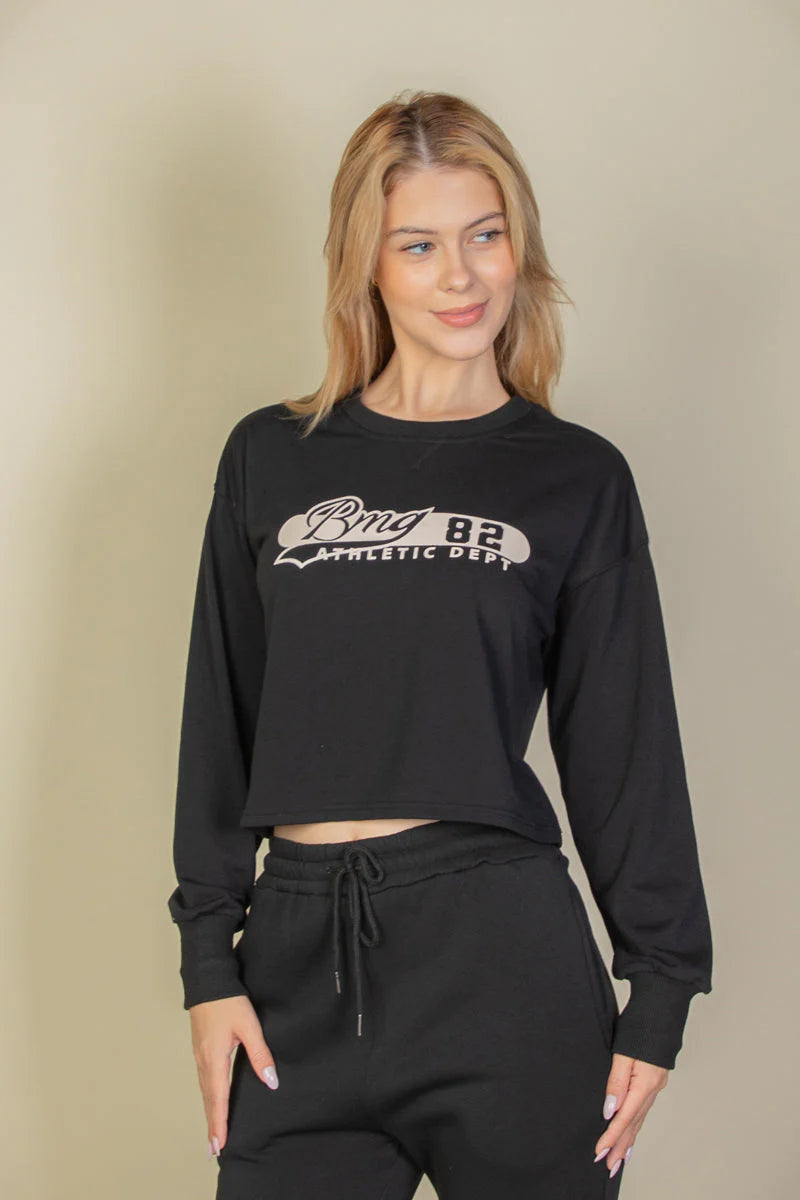 BMG Athletic Dept French Terry Graphic Sweatshirt - Exclusive from (CAPELLA).